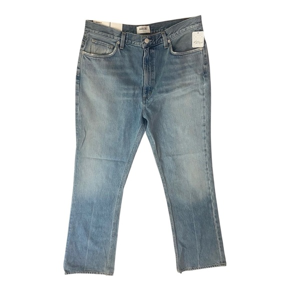 AGOLDE Vintage Flare High Rise Jeans Sz 32 Clamour 100% Organic Cotton NEW - Picture 2 of 6